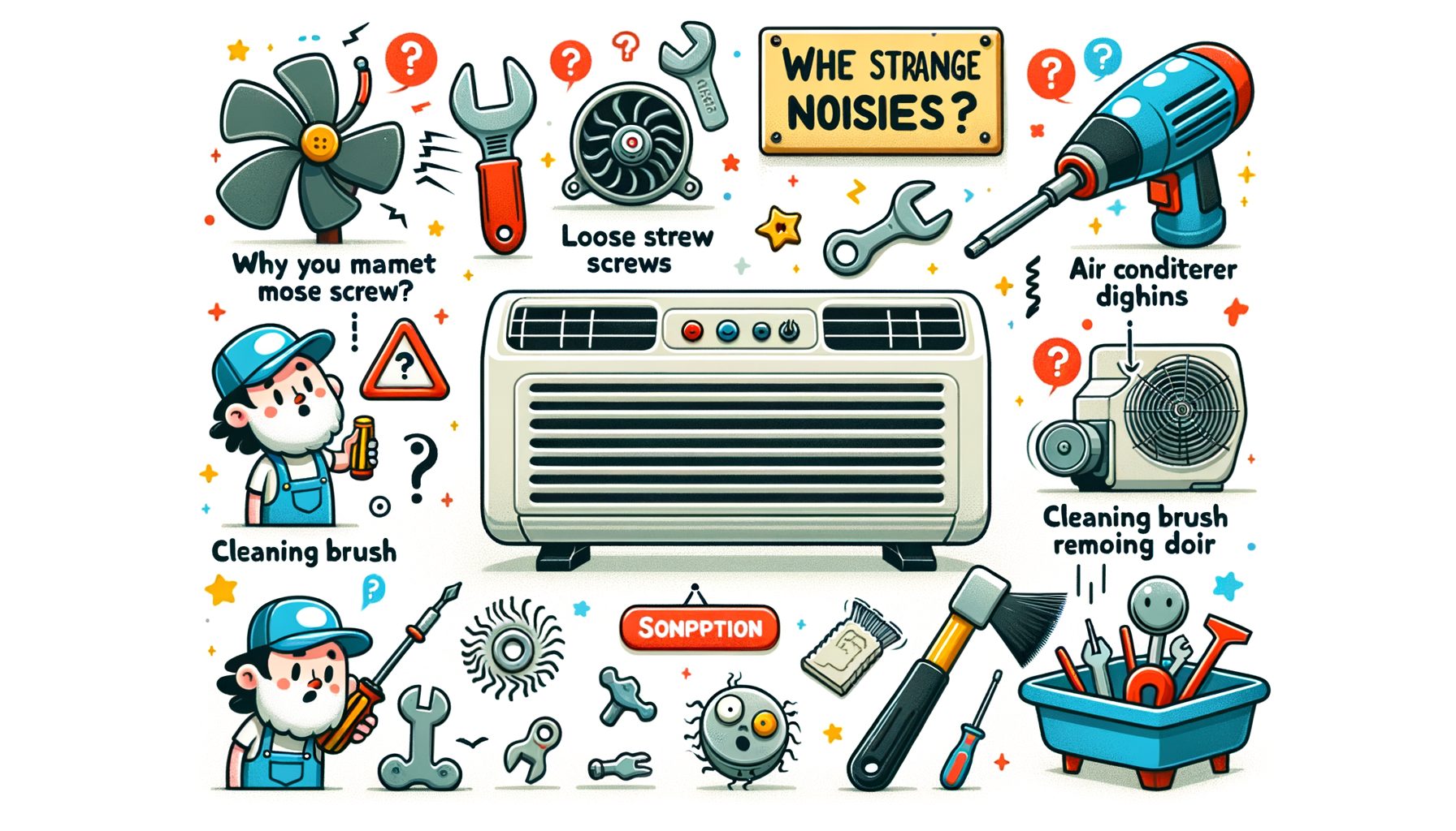 Why Your Air Conditioner Makes Strange Noises and How to Fix Them